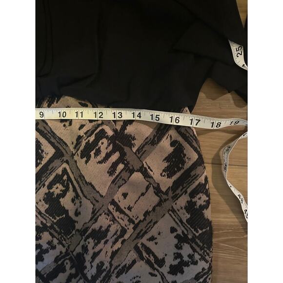 Lafayette 148 New York dress size 10. Black with mohair embellished skirt - Picture 14 of 16